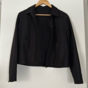 Uniqlo XS Black Jersey Jacket